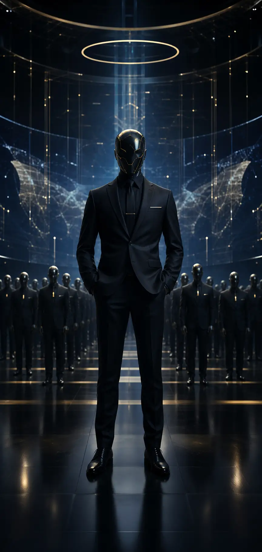 Matrix Agent mit digitaler Agenten-Armee